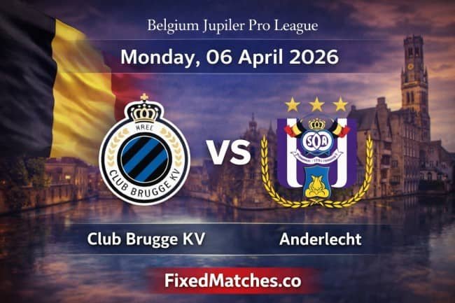 Club Brugge KV vs Anderlecht Tips & Prediction 06 April 2026