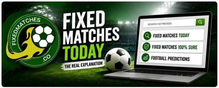 Explaining fixed matches before discussing fixed matches today