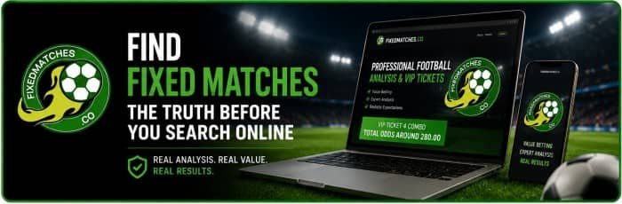Find Fixed Matches online with professional football analysis and realistic betting expectations