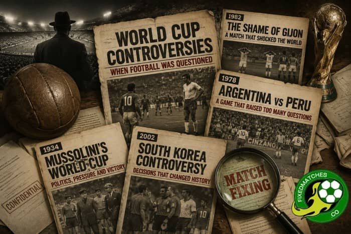 World Cup Fixed Matches controversies and famous football scandals World Cup Fixed Matches controversies and famous football scandals